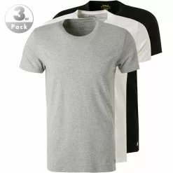 Polo Ralph Lauren T-Shirt 3er Pack 714830304/002 T-Shirts, Baumwolle, Weiß-grau-schwarz