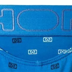 HOM Mini Briefs HO1 Vauban 402110/I0BI Slip, Baumwolle-Modal, Capriblau gemustert, Blau -Wäsche Verkaufsshop 369911 norm2