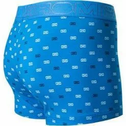 HOM Boxer Briefs HO1 Vauban 402111/I0BI Trunk, Baumwolle-Modal, Capriblau gemustert, Blau -Wäsche Verkaufsshop 369912 norm3