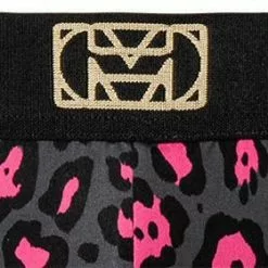 HOM Trunk Dionysos 402150/P284 Mikrofaser-Stretch, Anthrazit-pink gemustert, Dunkelgrau -Wäsche Verkaufsshop 369914 norm2