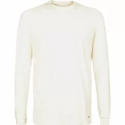 Strellson T-Shirt Leo 30028501/103 Longsleeve, Baumwolle, Creme