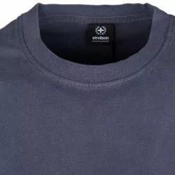 Strellson T-Shirt Leo 30028501/401 Longsleeve, Baumwolle, Graublau, Nachtblau -Wäsche Verkaufsshop 370613 norm2