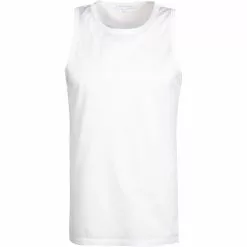 Ermenegildo Zegna Filoscozia Tank N2D00007/100 Tanktop, Baumwolle, Weiß