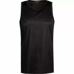 Ermenegildo Zegna Filoscozia Tank N2D00007/001 Tanktop, Baumwolle, Schwarz