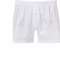 Ermenegildo Zegna Filoscozia Boxer N2LC7007/100 Boxershorts, Baumwolle, Weiß