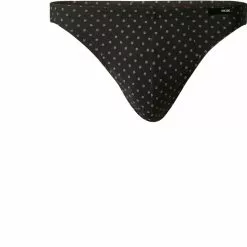 HOM Comfort Micro Briefs Max 401912/I004 Slip, Mikrofaser-Stretch, Schwarz-weiß gemustert, Schwarz