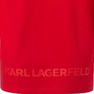 KARL LAGERFELD T-Shirt 755071/0/512224/320 Longsleeve, Baumwolle Logo-Print am Rücken, Dunkelrot 4 KARL LAGERFELD T-Shirt 755071/0/512224/320 Longsleeve, Baumwolle Logo-Print am Rücken, Dunkelrot – Bild 4