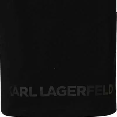 KARL LAGERFELD T-Shirt 755071/0/512224/990 Longsleeve, Baumwolle Logo-Print am Rücken, Schwarz 4 KARL LAGERFELD T-Shirt 755071/0/512224/990 Longsleeve, Baumwolle Logo-Print am Rücken, Schwarz – Bild 4