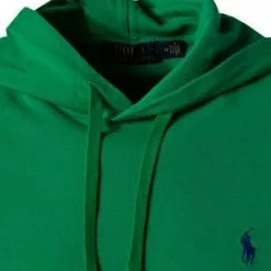 Polo Ralph Lauren Kapuzenlongsleeve 710842628/004 Baumwolle, Flaschengrün -Wäsche Verkaufsshop 371822 norm2