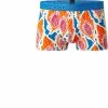 HOM Boxer Briefs Sormiou 402120/P0JX Trunk, Baumwoll-Stretch, Orange gemustert, Orange