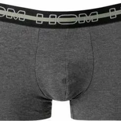 HOM Boxer Briefs 3er Pack Bernie 402142/T031 Trunks, Baumwoll-Stretch, Schwarz-grau-oliv -Wäsche Verkaufsshop 371831 norm2