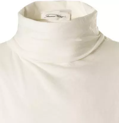American Vintage Longsleeve MFAK02D/blanc Rollkragenshirt, Baumwolle, Weiß 3 American Vintage Longsleeve MFAK02D/blanc Rollkragenshirt, Baumwolle, Weiß – Bild 3