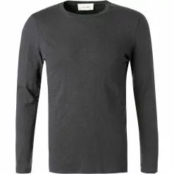 American Vintage T-Shirt MBYSA18/navy Longsleeve, Baumwolle, Navy meliert