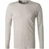 American Vintage T-Shirt MBYSA18/polaire chine Longsleeve, Baumwolle, Grau meliert