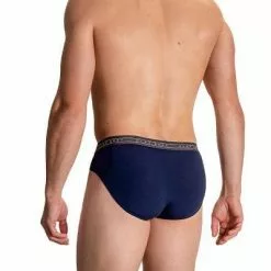 Olaf Benz PEARL2100 Sportbrief 130313/4603 Slip, Baumwoll-Stretch, Dunkelblau -Wäsche Verkaufsshop 372063 norm2