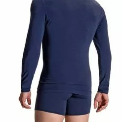 Olaf Benz PEARL2100 Longsleeves 130315/4603 Baumwoll-Stretch, Dunkelblau -Wäsche Verkaufsshop 372064 norm2