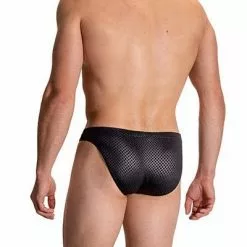 Olaf Benz RED2109 Brazilbrief 108843/8000 Slip, Mikrofaser, Schwarz gemustert, Schwarz -Wäsche Verkaufsshop 372086 norm2