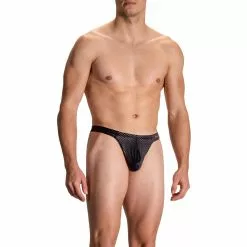 Olaf Benz RED2109 Ministring 108845/8000 Mikrofaser, Schwarz gemustert, Schwarz