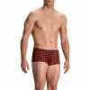 Olaf Benz RED2108 Minipants 108861/9308 Trunk, Baumwoll-Stretch, Rot gemustert, Rot
