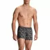 Olaf Benz RED2111 Boxerpants 108865/9888 Trunk, Baumwoll-Stretch, Grau-schwarz gemustert, Grau-schwarz