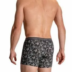 Olaf Benz RED2111 Boxerpants 108865/9888 Trunk, Baumwoll-Stretch, Grau-schwarz gemustert, Grau-schwarz -Wäsche Verkaufsshop 372097 norm2