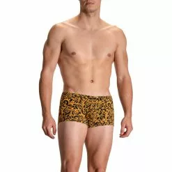 Olaf Benz RED2114 Minipants 108886/9802 Trunk, Baumwoll-Stretch, Gelb gemustert, Gelb