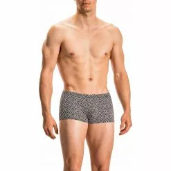 Olaf Benz RED2117 Minipants 108901/8010 Trunk, Mikrofaser, Schwarz gemustert, Schwraz-weiß