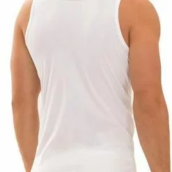 Mey THINK Athletic-Shirt 71100/101 Tanktop, Bio Baumwoll-Stretch, Weiß -Wäsche Verkaufsshop 372542 norm2