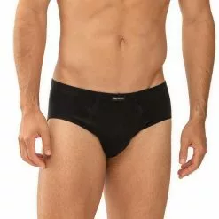 Mey THINK Mini-Slip 71011/123 Bio Baumwoll-Stretch, Schwarz