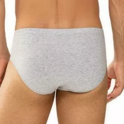 Mey THINK Mini-Slip 71011/620 Bio Baumwoll-Stretch, Hellgrau meliert, Hellgrau -Wäsche Verkaufsshop 372546 norm2