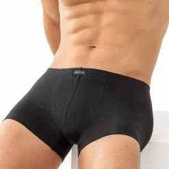 Mey THINK Shorty 71021/123 Trunk, Bio Baumwoll-Stretch, Schwarz