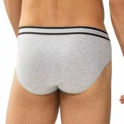 Mey THINK Jazz-Pants 71141/620 Slip, Bio Baumwoll-Stretch, Hellgrau meliert, Hellgrau -Wäsche Verkaufsshop 372552 norm2