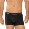 Mey THINK Shorty 71121/123 Trunk, Bio Baumwoll-Stretch, Schwarz