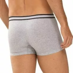 Mey THINK Shorty 71121/620 Trunk, Bio Baumwoll-Stretch, Hellgrau meliert, Hellgrau -Wäsche Verkaufsshop 372557 norm2