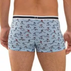 Mey CLUB Shorty 37091/724 Trunk, Bio Baumwoll-Stretch, Hellblau, Blau -Wäsche Verkaufsshop 372561 norm2