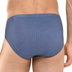 Mey SALO Jazz-Pants 2er Pack 38043/664 Slips in Geschenkbox, Mikrofaser-Stretch, Blau gemuster, Blau -Wäsche Verkaufsshop 372615 norm2