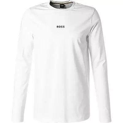 BOSS Longsleeve TChark 50462807/100 Baumwolle, Weiß 2 BOSS Longsleeve TChark 50462807/100 Baumwolle, Weiß – Bild 2