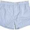 Novila Shorts 8580/55/102 Boxershorts, Baumwolle, Hellblau-weiß gestreift, Hellblau gestreift