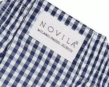 Novila Shorts 8580/55/204 Boxershorts, Baumwolle, Marine-weiß kariert, Marine kariert 2 Novila Shorts 8580/55/204 Boxershorts, Baumwolle, Marine-weiß kariert, Marine kariert – Bild 2