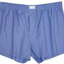 Novila Shorts 8058/55/105 Boxershorts, Baumwolle, Blau meliert, Blau