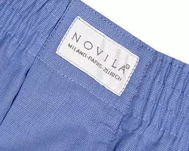 Novila Shorts 8058/55/105 Boxershorts, Baumwolle, Blau meliert, Blau 2 Novila Shorts 8058/55/105 Boxershorts, Baumwolle, Blau meliert, Blau – Bild 2