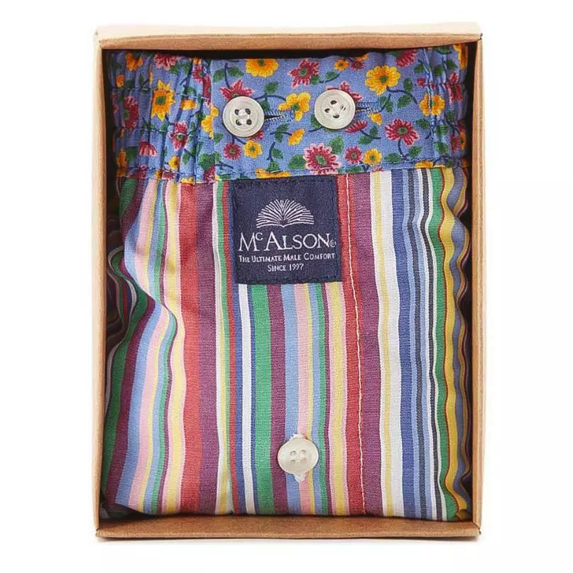 MC ALSON Boxer-Shorts 4412/rosa Boxershorts, Baumwolle, Rose gestreift 4 MC ALSON Boxer-Shorts 4412/rosa Boxershorts, Baumwolle, Rose gestreift – Bild 4