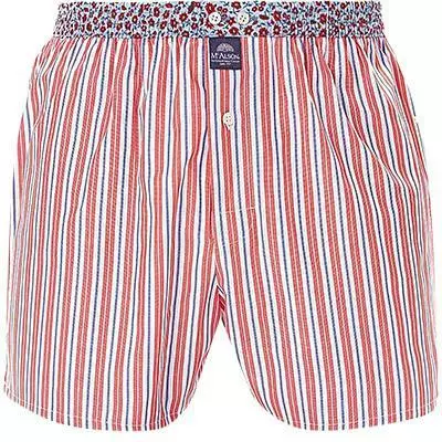 MC ALSON Boxer-Shorts 4416/rot Boxershorts, Baumwolle, Rot-marine gestreift 2 MC ALSON Boxer-Shorts 4416/rot Boxershorts, Baumwolle, Rot-marine gestreift – Bild 2