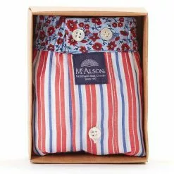 MC ALSON Boxer-Shorts 4416/rot Boxershorts, Baumwolle, Rot-marine gestreift 7 MC ALSON Boxer-Shorts 4416/rot Boxershorts, Baumwolle, Rot-marine gestreift -Wäsche Verkaufsshop 373074 norm3