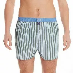 MC ALSON Boxer-Shorts 4422/blau-grün Boxershorts, Baumwolle, Hellblau-oliv gestreift 6 MC ALSON Boxer-Shorts 4422/blau-grün Boxershorts, Baumwolle, Hellblau-oliv gestreift -Wäsche Verkaufsshop 373077 norm2