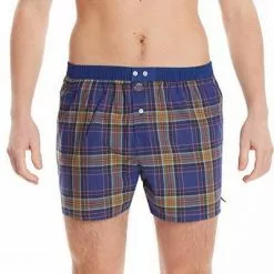 MC ALSON Boxer-Shorts 4433/navy Boxershorts, Baumwolle, Kobalt-ocker kariert 6 MC ALSON Boxer-Shorts 4433/navy Boxershorts, Baumwolle, Kobalt-ocker kariert -Wäsche Verkaufsshop 373081 norm2