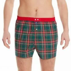 MC ALSON Boxer-Shorts 4434/grün Boxershorts, Baumwolle, Grün-rot kariert 6 MC ALSON Boxer-Shorts 4434/grün Boxershorts, Baumwolle, Grün-rot kariert -Wäsche Verkaufsshop 373082 norm2