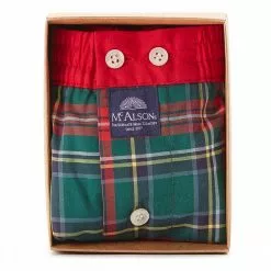 MC ALSON Boxer-Shorts 4434/grün Boxershorts, Baumwolle, Grün-rot kariert 7 MC ALSON Boxer-Shorts 4434/grün Boxershorts, Baumwolle, Grün-rot kariert -Wäsche Verkaufsshop 373082 norm3