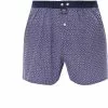 MC ALSON Boxer-Shorts 4437/navy Boxershorts, Baumwolle, Navy-weiß gemustert
