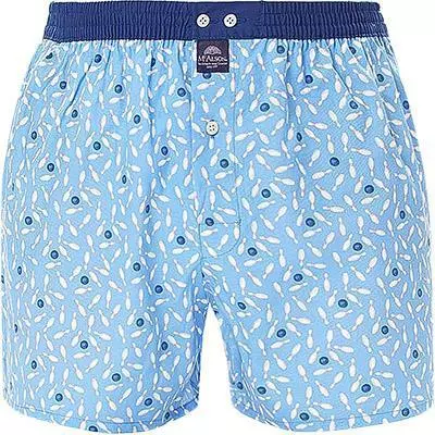 MC ALSON Boxer-Shorts 4439/hellblau Boxershorts, Baumwolle, Hellblau gemustert 2 MC ALSON Boxer-Shorts 4439/hellblau Boxershorts, Baumwolle, Hellblau gemustert – Bild 2